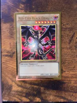 Red-Eyes Black Dragon - MGED-EN003 - 1st Edition - Gold Rare - LP - Image 2