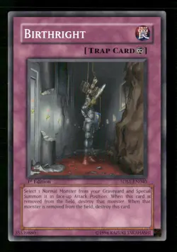 Birthright 5D's 2008 Starter Deck #5DS1-EN040 1st Edition Yugioh - Image 1