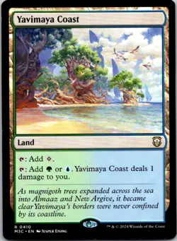Magic the Gathering Yavimaya Coast Modern Horizons 3 Commander MTG Free Shipping - Image 1
