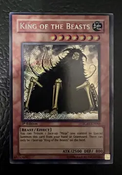 YuGiOh 1x King of the Beasts RGBT-EN086 1st Edition, Secret Rare, Near Mint - Image 3
