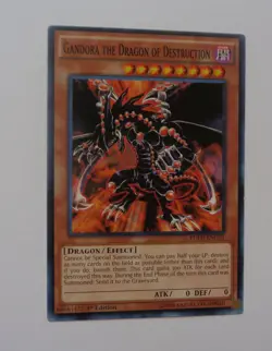 Gandora the Dragon of Destruction YGLD-ENC03 (Common, 1st Ed, Lightly Played LP) - Image 1