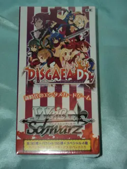 WeiB (Weiss) Schwarz Disgaea D2 Extra Booster (EB) Sealed Booster Box of 6 Packs - Image 1