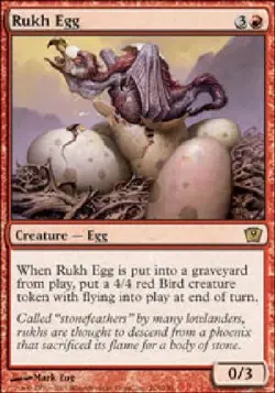mtg magic oeuf de rukh egg 9 th edition FRENCH vf fr - Image 1