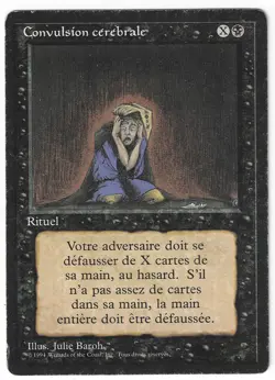 ►Magic-Style◄ MTG - Mind Twist - French Revised FBB - Played - Image 1