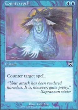 1x Counterspell Moderate Play, English Mercadian Masques MTG Magic - Image 1