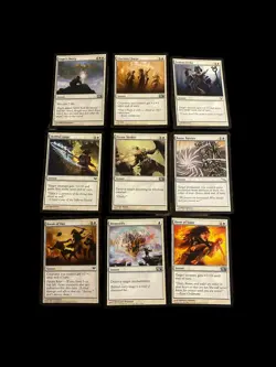 Mtg Magic The Gathering Game Card Lot #8 White Cards Used 2003-2012 - Image 2