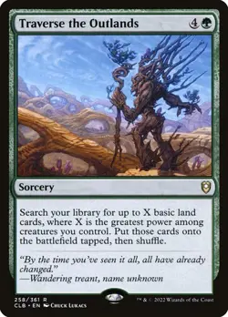 NM Traverse the Outlands, MTG, Baldur's Gate, Magic the Gathering, 258 - Image 1