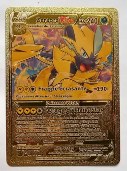 Carte Pokemon Dore - FRANCE - Neuf - zeraora vstar - Image 1