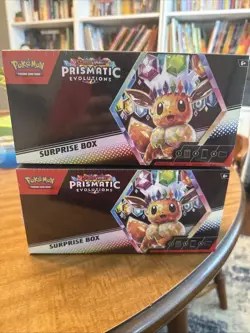 🔥BRAND NEW SEALED - Pokemon TCG Prismatic Evolutions Surprise Box’s / Lot of 2 - Image 1