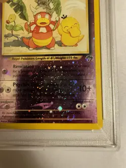 2001 Pokemon Slowking Reverse Holo SWIRL Southern Islands Promo 14/18 PSA 9 Mint - Image 3
