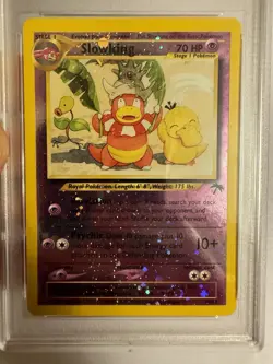 2001 Pokemon Slowking Reverse Holo SWIRL Southern Islands Promo 14/18 PSA 9 Mint - Image 4
