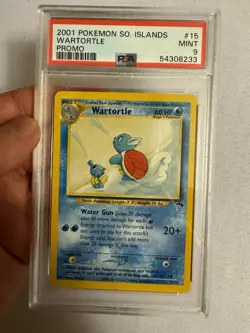 2001 Pokemon Wartortle Non Holo Southern Islands Promo 15/18 - PSA 9 Mint! WOTC - Image 2
