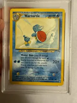 2001 Pokemon Wartortle Non Holo Southern Islands Promo 15/18 - PSA 9 Mint! WOTC - Image 3