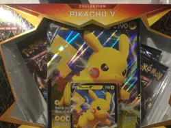 POKEMON PIKACHU V COLLECTION BOX SHINING FATES NEW FACTORY SEALD - Image 3