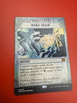 MTG Mana Drain 0011 Foil Outlaws of Thunder Junction: Breaking News NM - Image 3