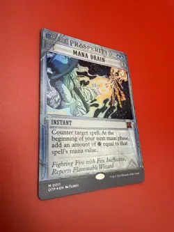 MTG Mana Drain 0011 Foil Outlaws of Thunder Junction: Breaking News NM - Image 4
