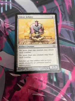 MTG - SILENT ARBITER - RARE - FIFTH DAWN - LP - Image 1