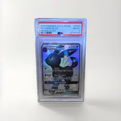 Pokemon Umbreon GX Full Art Holo Shiny Vault Hidden Fates SV69/SV94 PSA 8 - Image 1