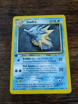 Pokemon Neo Genesis 1st Edition Seadra 48/111 Non Holo NM-MINT - Image 1