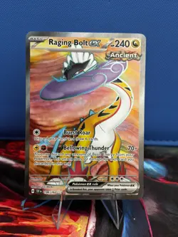 Raging Bolt ex 196/162 Pokemon TCG Temporal Forces Ultra Rare Holo NM - Image 1