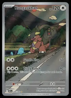 KANGASKHAN 204/182 ILLUSTRATION RARE DESTINED RIVALS POKEMON LP - Image 1