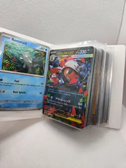 Pokemon mini binder filled front and back with EX, REVERSE HOLO, COMMON 60 cards - Image 2