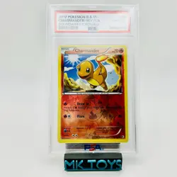 Pokemon TCG Charmander Boundaries Crossed 18/149 Reverse Holo Common PSA 8 - Image 1