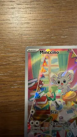 Pokemon TCG Minccino 182/162 SV05 Temporal Forces Illustration Rare Holo 70 HP … - Image 5