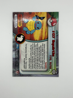 Squirtle #07 Blue Logo Topps TV Animation Edition Holo Pokemon 1999 NM - Image 2