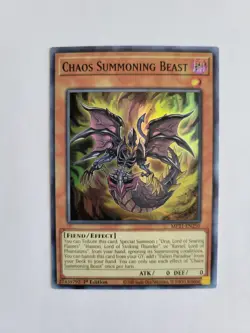 YuGiOh Chaos Summoning Beast MP21-EN250 2021 Tin of Ancient Battles 1st Edition - Image 1