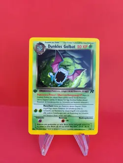 Pokemon Karte/card - Dunkles Golbat 7/82 Rocket - Holo 1. Edition - Near Mint+ - Image 1