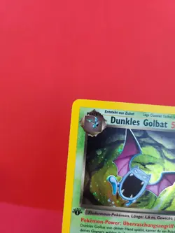 Pokemon Karte/card - Dunkles Golbat 7/82 Rocket - Holo 1. Edition - Near Mint+ - Image 2