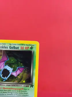 Pokemon Karte/card - Dunkles Golbat 7/82 Rocket - Holo 1. Edition - Near Mint+ - Image 3