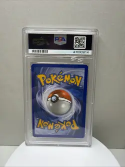 2006 POKEMON EX DRAGON FRONTIERS #1 AMPHAROS HOLO PSA 9 - Image 2