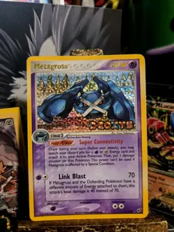 2005 Pokemon TCG Metagross 11/107 Stamped Deoxys Reverse Holo Lightplay* - Image 2