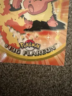Flareon #136 - Pokemon Topps Series 3 - Non Foil Tv Animation Edition MP - Image 3