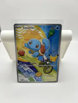 Pokemon TCG - Squirtle 039 First Partner Illustration Full Art Holo Promo NM - Image 1