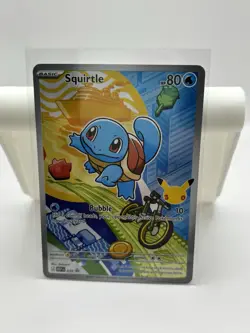 Pokemon TCG - Squirtle 039 First Partner Illustration Full Art Holo Promo NM - Image 3