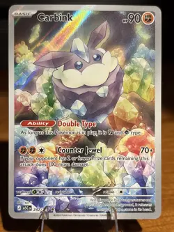 Carbink 242/217 Illustration Rare Holo Full Art NM Ascended Heroes Pokemon TCG - Image 1