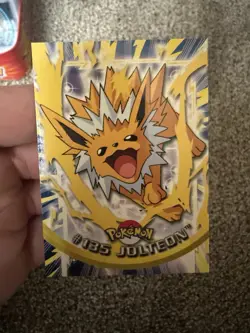 2000 Topps Pokemon TV Animation Edition Series 3 Non Holo #135 Jolteon LP - Image 1