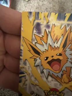 2000 Topps Pokemon TV Animation Edition Series 3 Non Holo #135 Jolteon LP - Image 5