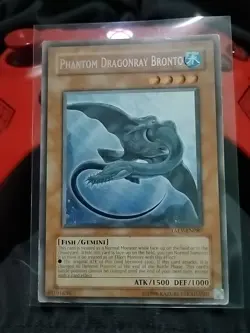 Yugioh Phantom Dragonray Bronto TAEV-EN087 1st Edition SECRET RARE NAME MISPRINT - Image 1