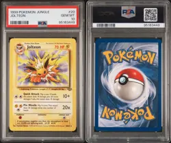1999 Pokemon Jungle JOLTEON Non Holo PSA 10 #20/64 POP 135 - Image 3