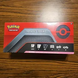 Pokemon 2020 Red Trainer's Toolkit Box Sealed Dedenne 195a Alt Art 4 Packs - Image 1