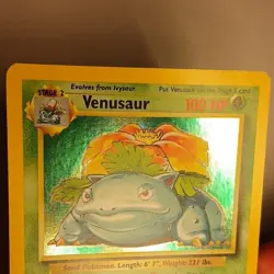 Pokemon TCG Venusaur Holo Rare #15/102 Base Set 1999-2000 - Image 2