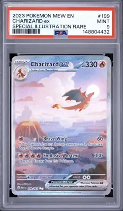 Pokemon Charizard Ex # 199 151 Special Illustration Rare Alternate Art PSA 9 - Image 1