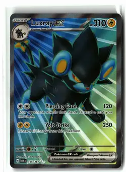 Luxray ex ⭐ 195/167 Holo Ultra Rare Twilight Masquerade 2024 Pokemon NM - Image 1