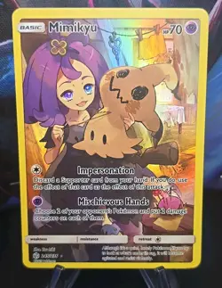 Mimikyu Secret Rare 245/236 Pokemon Cosmic Eclipse Pack Fresh NM GRADE READY! ex - Image 1