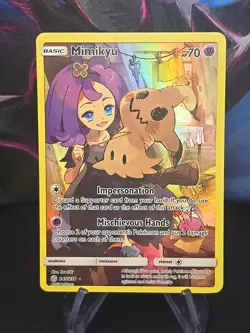 Mimikyu Secret Rare 245/236 Pokemon Cosmic Eclipse Pack Fresh NM GRADE READY! ex - Image 2