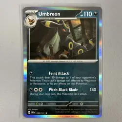 Umbreon 059/131 Holo Rare Prismatic Evolutions Pokemon NM - Image 1